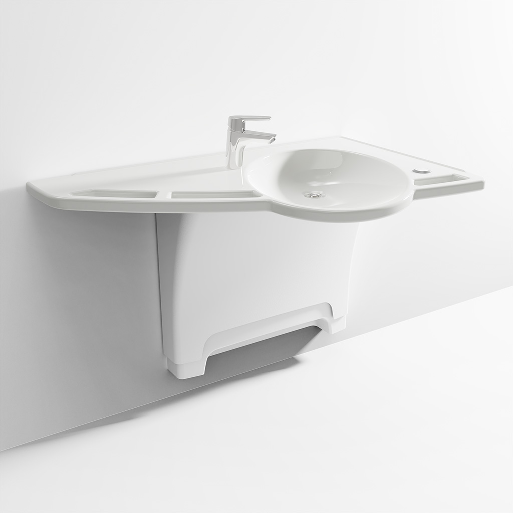 Lavabo avec des poignées Ropox Support